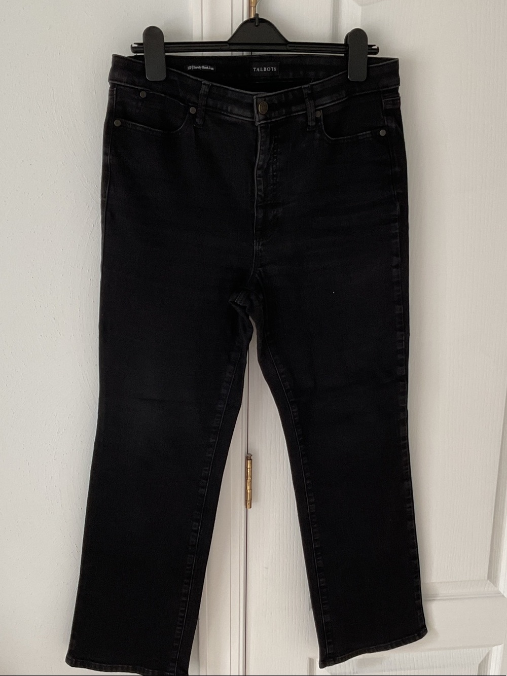 Talbots Women’s Black Boot Cut Jeans 12P